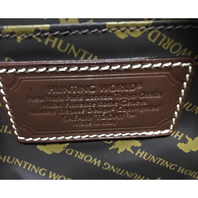 HUNTING WORLD(ハンティングワールド)の【新品・未使用】ハンティングワールド      セカンドバッグ  クラッチバッグ メンズのバッグ(セカンドバッグ/クラッチバッグ)の商品写真