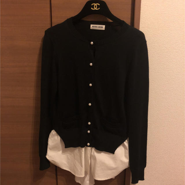 未使用品♡MUVEIL WORK ウールカーディガン レディース トップス sog.sg