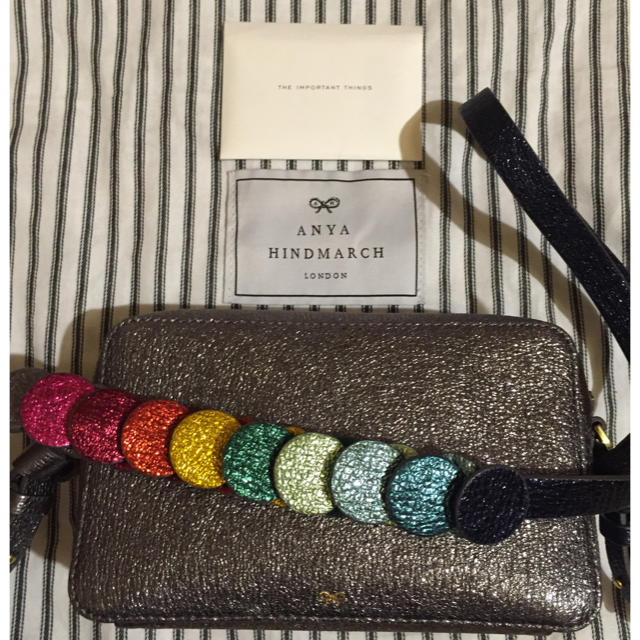 アニヤハインドマーチCrossbodyMiniCircle美品