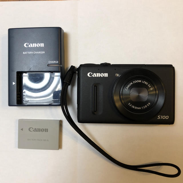 コンパクトデジタルカメラ美品 Canon S100 コンデジ カメラ