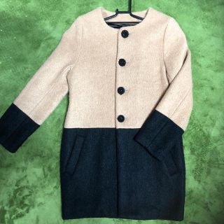 ローズバッド(ROSE BUD)のヨーグルト様専用 ローズバッド コート バイカラー (ロングコート)