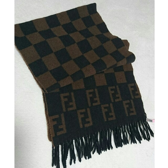 FENDI(フェンディ)のフェンディウールマフラー レディースのファッション小物(マフラー/ショール)の商品写真