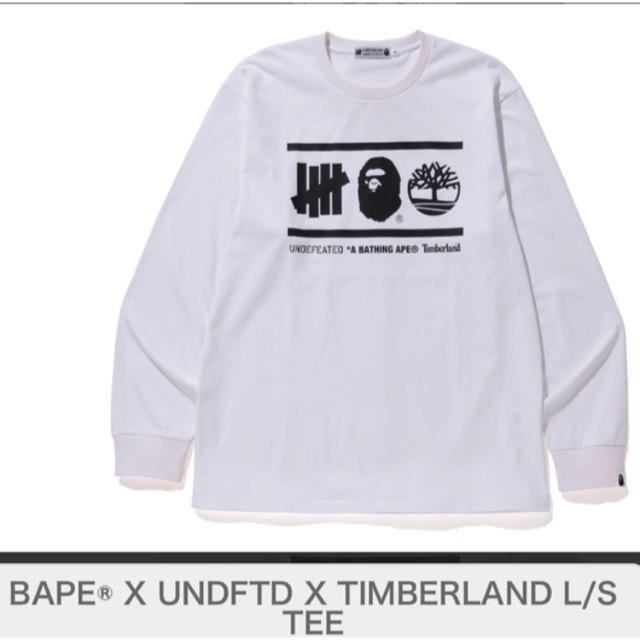 UNDEFEATED(アンディフィーテッド)のUNDEFEATED bape timberland L/S tee メンズのトップス(Tシャツ/カットソー(七分/長袖))の商品写真