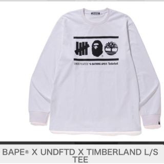 アンディフィーテッド(UNDEFEATED)のUNDEFEATED bape timberland L/S tee(Tシャツ/カットソー(七分/長袖))