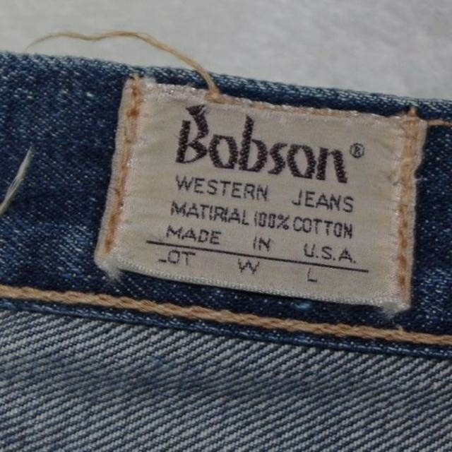 BOBSON(ボブソン)のBobson MADE IN USA ひざ切ジーンズ 　Ｗ７４ｃｍ メンズのパンツ(デニム/ジーンズ)の商品写真