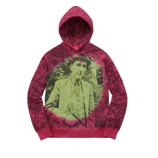 トップスsupreme16ss burroughs hooded sweatshirt