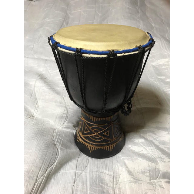 アフリカ ウッド ジャンベ パーカッション＆インテリアオブジェ 楽器の打楽器(パーカッション)の商品写真