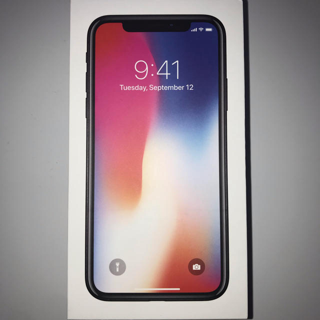 注目のブランド iPhone - iPhone X silver 64 GB docomo版