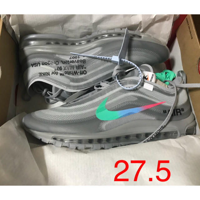 メンズthe ten NIKE エアマックス97 menta オフホワイト