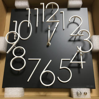 イデアインターナショナル(I.D.E.A international)のIDEA LABEL クロック 時計  新品 未使用(掛時計/柱時計)