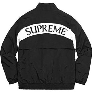 シュプリーム(Supreme)の17aw supreme シュプリーム Arc Track jacket 黒L(ナイロンジャケット)