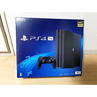 ソニー(SONY)の【新品未開封】PS4 Pro CUH7200BB01 ジェット・ブラック(家庭用ゲーム機本体)