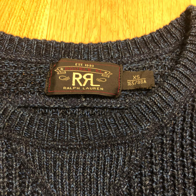 RRL(ダブルアールエル)のRRL ニット インディゴ セーター ラルフ ダブルアールエル POLO ポロ メンズのトップス(ニット/セーター)の商品写真