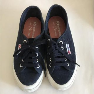 スペルガ(SUPERGA)のSUPERGA × Feroux 36 ネイビー(スニーカー)