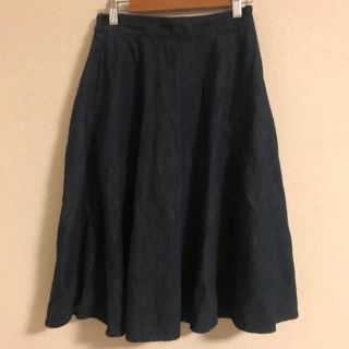 ダブルクローゼット(w closet)のデニムスカート(ひざ丈スカート)