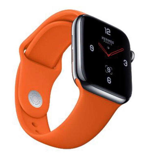 Apple Watch(アップルウォッチ)の【美品】Apple Watch Hermes スポーツバンド 38mm 40mm メンズの時計(腕時計(デジタル))の商品写真