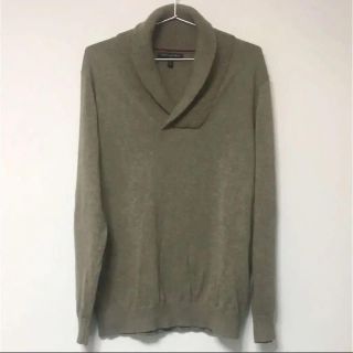 バナナリパブリック(Banana Republic)の【専用】値下げ!!バナリパ Vネックブラウンニット メンズ L(ニット/セーター)