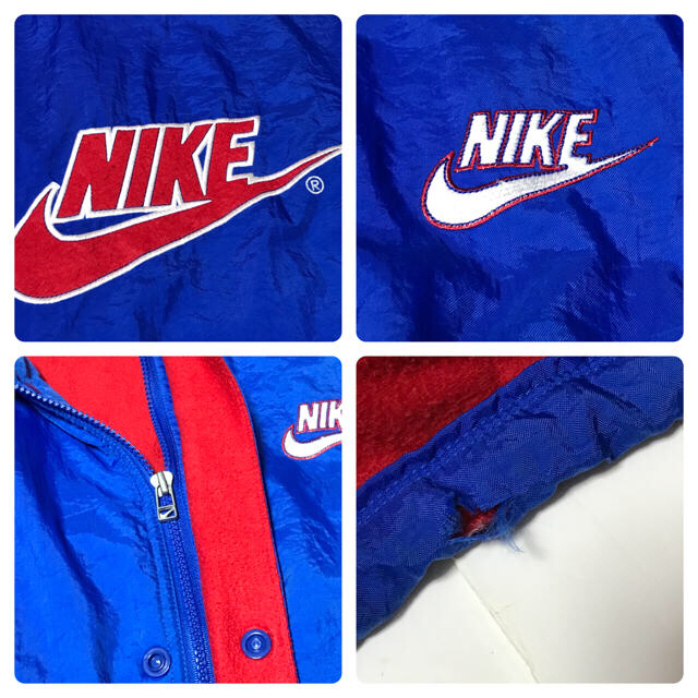 NIKE(ナイキ)のNIKE ナイキ 中綿 ジャケット パーカ スタジャン 90s オレンジタグ メンズのジャケット/アウター(スタジャン)の商品写真