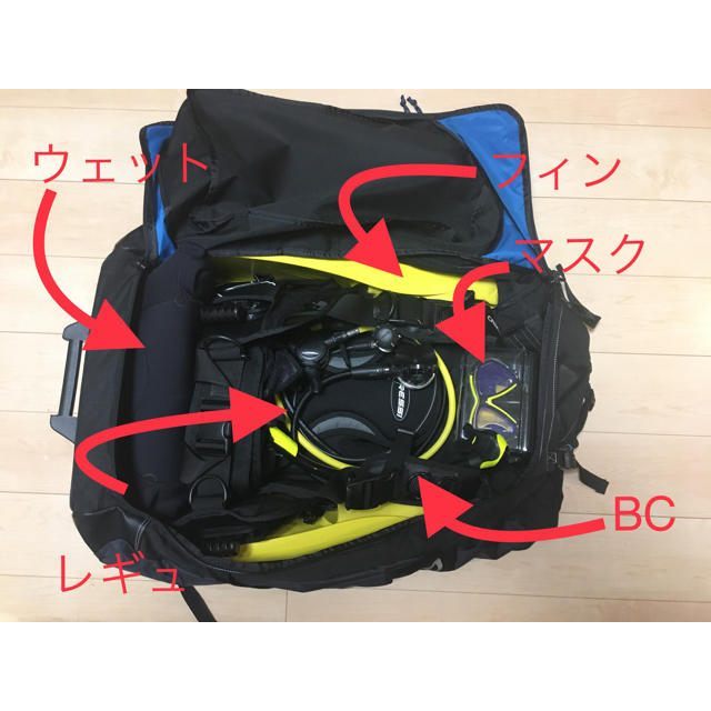 SCUBAPRO(スキューバプロ)のSCUBAPRO PORTERBAG スポーツ/アウトドアのスポーツ/アウトドア その他(マリン/スイミング)の商品写真