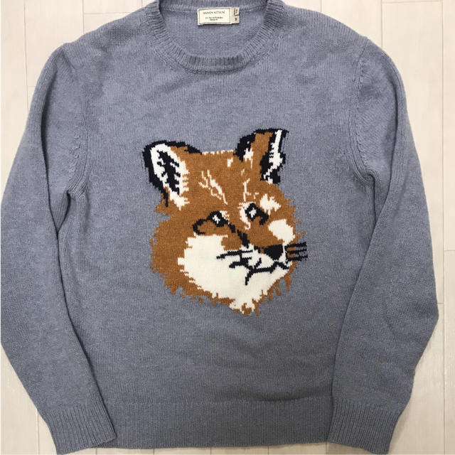 MAISON KITSUNE'(メゾンキツネ)のメゾンキツネ   フォックスヘッド ニット メンズのトップス(ニット/セーター)の商品写真