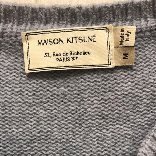 MAISON KITSUNE'(メゾンキツネ)のメゾンキツネ   フォックスヘッド ニット メンズのトップス(ニット/セーター)の商品写真
