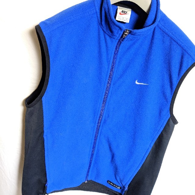 NIKE - 90's銀タグNIKEフリースZIPベストの通販 by Mino's shop|ナイキならラクマ