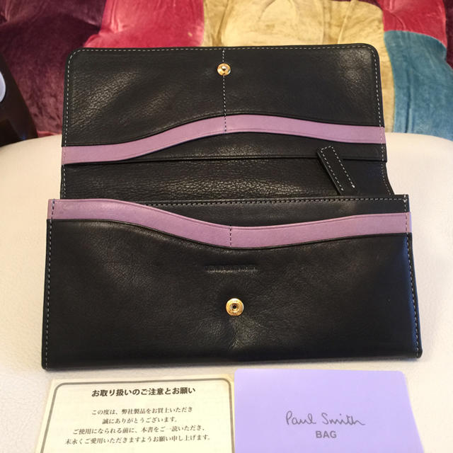 Paul Smith(ポールスミス)の正規品 新品Paul Smith ポールスミス コントラストリボン 長財布 レディースのファッション小物(財布)の商品写真