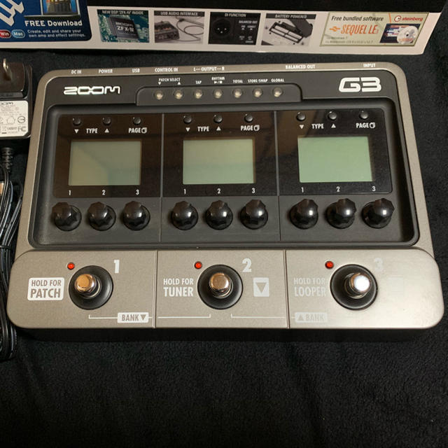 Zoom(ズーム)のzoom G3 楽器のギター(エフェクター)の商品写真