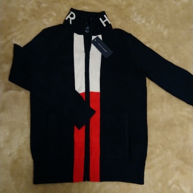 TOMMY HILFIGER(トミーヒルフィガー)のTOMMY HILFIGERジップ（S） レディースのトップス(ニット/セーター)の商品写真