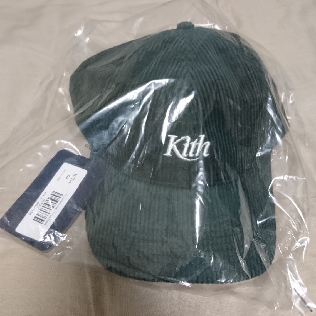 KITH VF CORDUROY CAP  FOREST GREEN