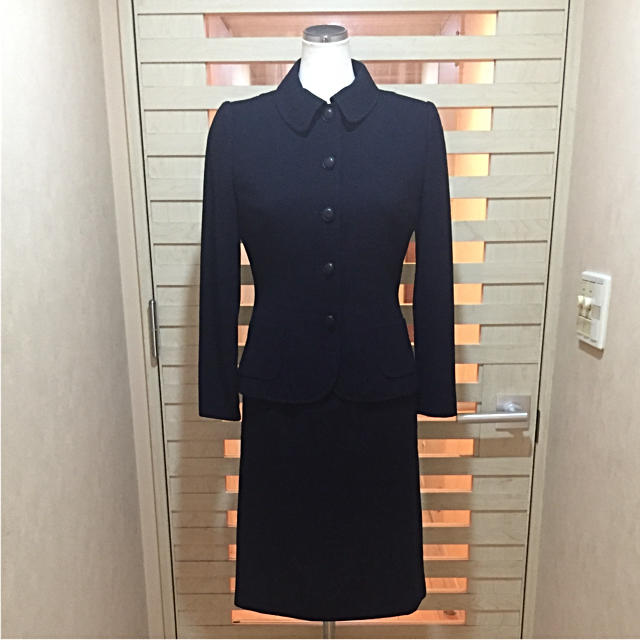 jun ashida(ジュンアシダ)のミスアシダ（miss ashida）お受験定番濃紺ワンピーススーツ レディースのフォーマル/ドレス(スーツ)の商品写真