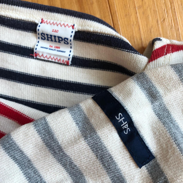 SHIPS KIDS(シップスキッズ)のSHIPS ボーダー キッズ/ベビー/マタニティのキッズ服男の子用(90cm~)(Tシャツ/カットソー)の商品写真