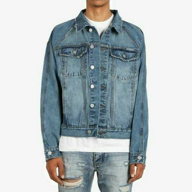 FEAR OF GOD(フィアオブゴッド)のMサイズ LAX DENIM TRUCKER ミニマル メンズのジャケット/アウター(Gジャン/デニムジャケット)の商品写真