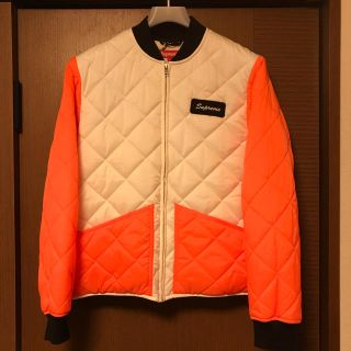 シュプリーム(Supreme)のsupreme s color blooked quilted jacket(ナイロンジャケット)