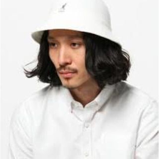 カンゴール(KANGOL)のKANGOL バケットハット ホワイト カンゴール(ハット)