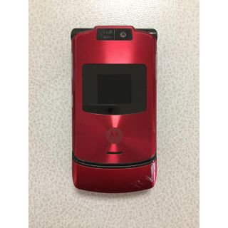 エヌティティドコモ(NTTdocomo)のMotorola docomo M702is red 本体のみ(携帯電話本体)