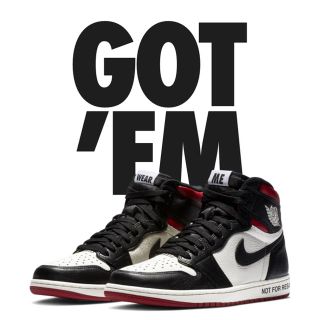 ナイキ(NIKE)のNIKE AIR JORDAN 1  "NOT FOR RESALE"(スニーカー)