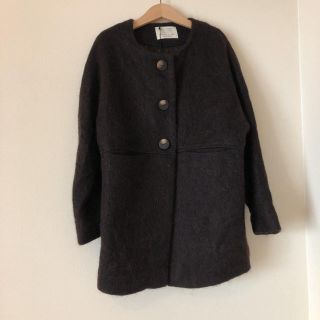 ザラキッズ(ZARA KIDS)のZara girls ウール混コート 未使用 (コート)