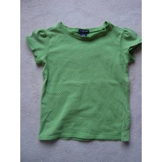 ギャップキッズ(GAP Kids)のGAP Kidsドット柄グリーンTシャツ/120(Tシャツ/カットソー)