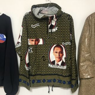 シュプリーム(Supreme)のSupreme Obama Anorak Green L(パーカー)