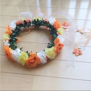 花かんむり♡オレンジ ボリュームあり(その他)