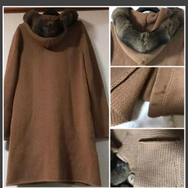 FOXEY - FOXEY チンチラニットコートの通販 by May's shop|フォクシー FOXEY - FOXEY チンチラニットコートの通販 by May's shop|フォクシー