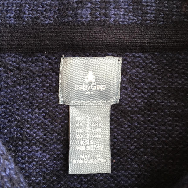 babyGAP(ベビーギャップ)の男の子 セーター baby Gap95 キッズ/ベビー/マタニティのキッズ服男の子用(90cm~)(ニット)の商品写真