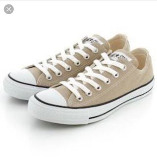 コンバース(CONVERSE)の最終値下げ 大人気！新品未使用 ベージュ コンバース 24.5 (スニーカー)