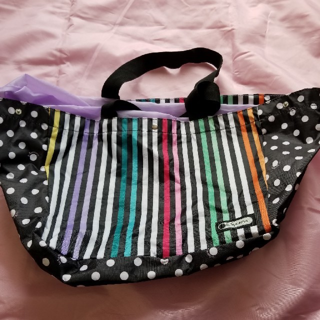 LeSportsac(レスポートサック)の専用　レスポートサック　エコ　レジ　バック　付録　中古 レディースのバッグ(エコバッグ)の商品写真