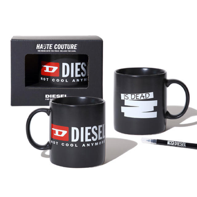 DIESEL(ディーゼル)の新品 DIESEL ノベルティ マグカップ エンタメ/ホビーのコレクション(ノベルティグッズ)の商品写真