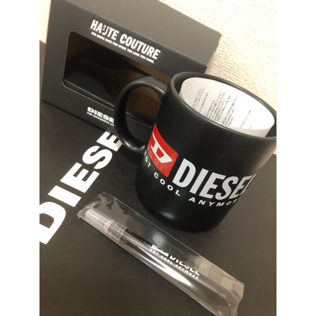 DIESEL(ディーゼル)の新品 DIESEL ノベルティ マグカップ エンタメ/ホビーのコレクション(ノベルティグッズ)の商品写真