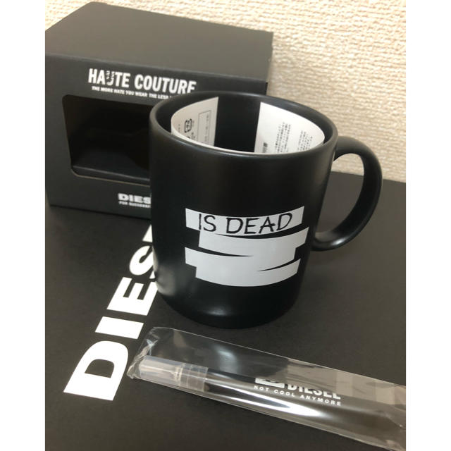 DIESEL(ディーゼル)の新品 DIESEL ノベルティ マグカップ エンタメ/ホビーのコレクション(ノベルティグッズ)の商品写真