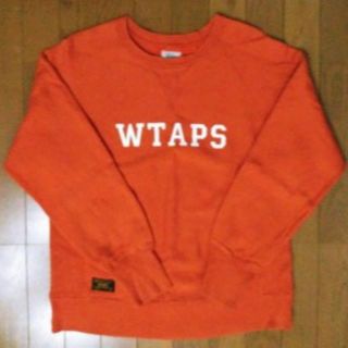 ダブルタップス(W)taps)のWTAPS 13AW DESIGN CREW NECK スウェット オレンジ M(スウェット)