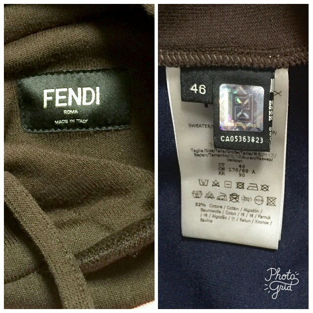 FENDI(フェンディ)の【正規品】フェンディ メンズパーカー／Ｍ メンズのトップス(パーカー)の商品写真